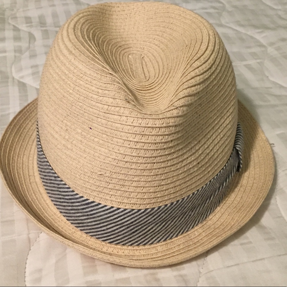 Nordstrom brand Glory Straw Fedora NWT